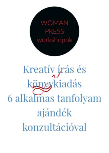 Kreatív írás és könyvkiadás workshop - ingyenes konzultációval